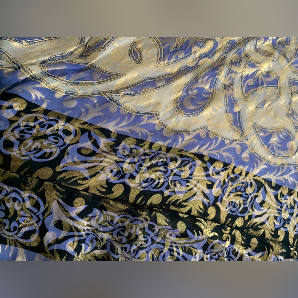 Nicole Miller Silk/Metallic Dress - Picture 9 of 9